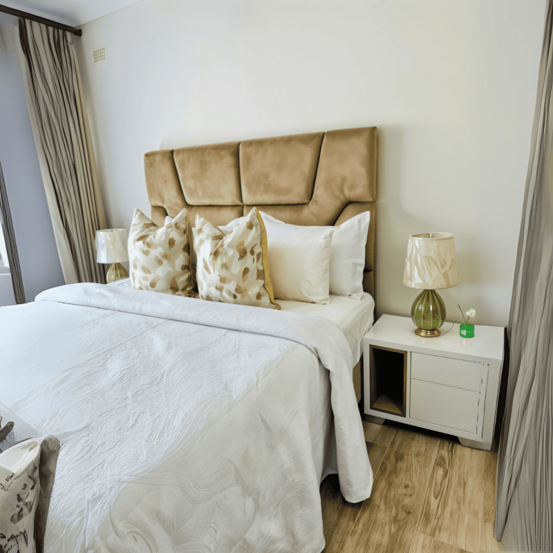 Headboard + Sidetable