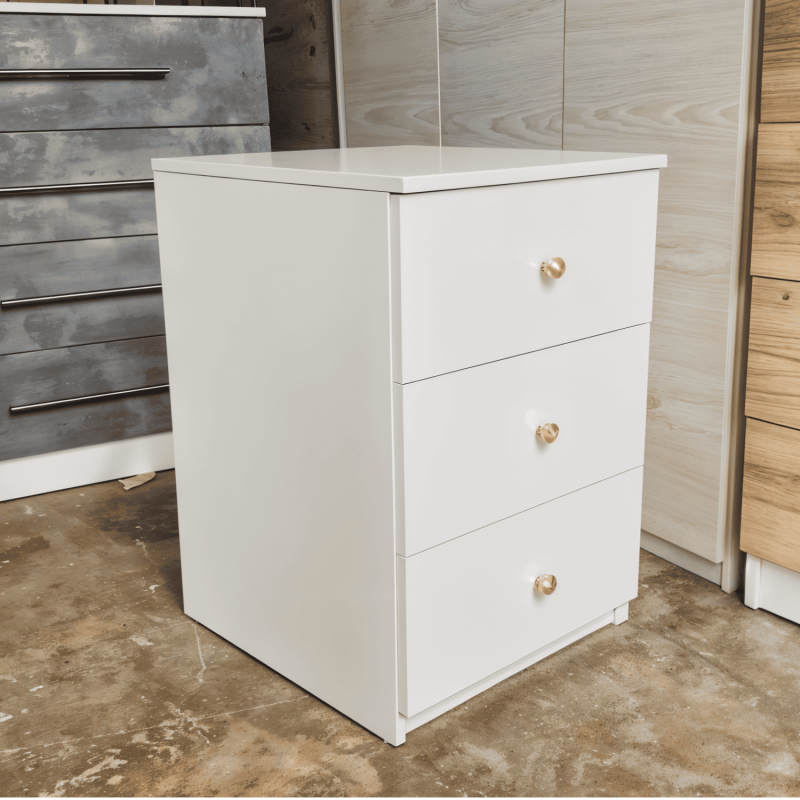 3 Drawers Bedside Table