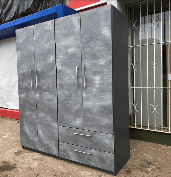 4 Door Wardrobe (2pcs)