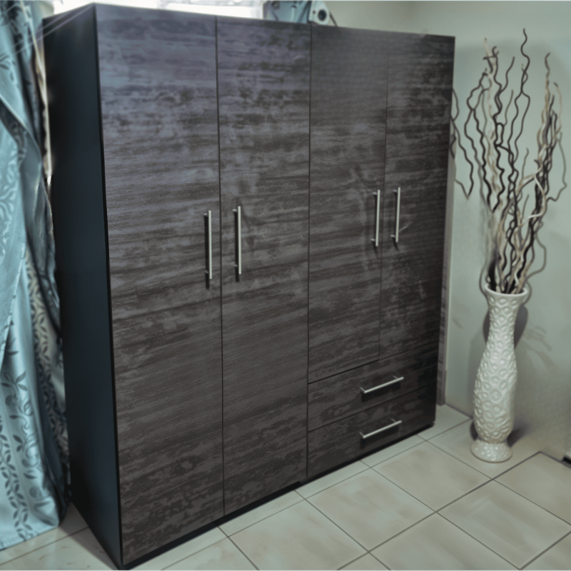 4 Door Wardrobe (2pcs)